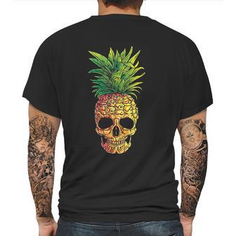 Pineapple Aloha Beaches Hawaiian Hawaii Halloween Mens Back Print T-shirt | Favorety CA