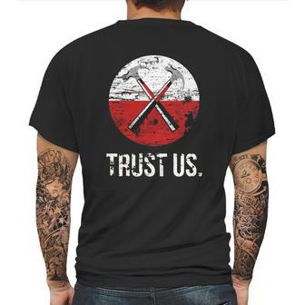 Pink Floyd Trust Us Worn Mens Back Print T-shirt | Favorety