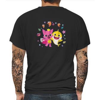 Pinkfong And Baby Shark Mens Back Print T-shirt | Favorety