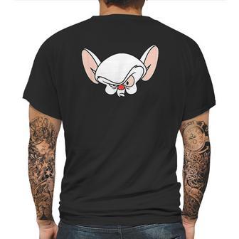 Pinky And The Brain Brain Mens Back Print T-shirt | Favorety