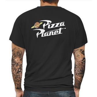 Pizza Planet Logo Mens Back Print T-shirt | Favorety AU