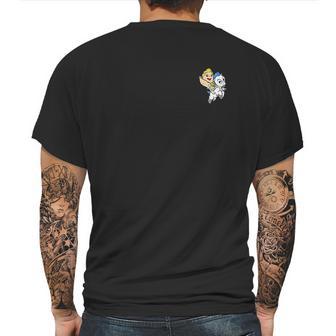 Pocket Baby Riding Pegasus Mens Back Print T-shirt | Favorety CA