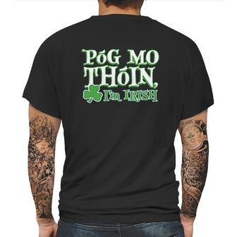 Pog Mo Thoin Saint Paddy St Patricks Day Mens Back Print T-shirt | Favorety CA