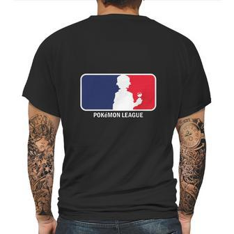 Pokémon League Mens Back Print T-shirt | Favorety