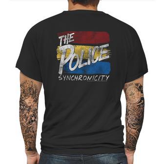 The Police Rock Band Sync Inverted Synchronicity Mens Back Print T-shirt | Favorety