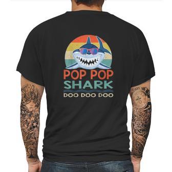 Pop Pop Shark Doo Doo Doo Baby Shark Mens Back Print T-shirt | Favorety CA