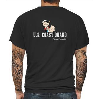 Popeye Us Coast Guard Semper Paratus Mens Back Print T-shirt | Favorety AU