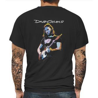 Popfunk David Gilmour Pink Floyd Guitar Mens Back Print T-shirt | Favorety DE