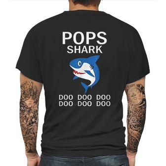 Pops Shark Doo Doo Doo Mens Back Print T-shirt | Favorety UK