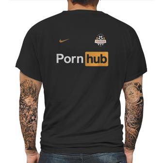 Pornhub Jersey Mens Back Print T-shirt | Favorety