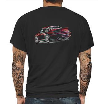 Porsche 911 Turbo 993 Mens Back Print T-shirt | Favorety DE