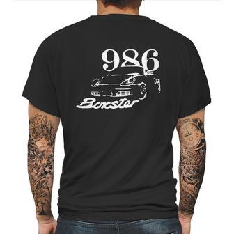 Porsche Boxster 986 Mens Back Print T-shirt | Favorety UK