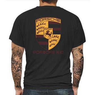 Porsche Kid Mens Back Print T-shirt | Favorety