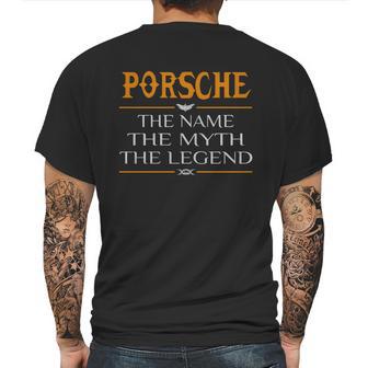 Porsche Legend Name Porsche - Teeforporsche Mens Back Print T-shirt | Favorety