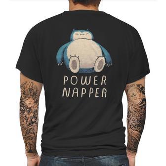 Power Napper Mens Back Print T-shirt | Favorety UK