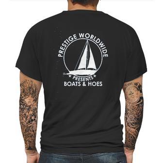 Prestige Worldwide Funny Boats And Hoes Mens Back Print T-shirt | Favorety