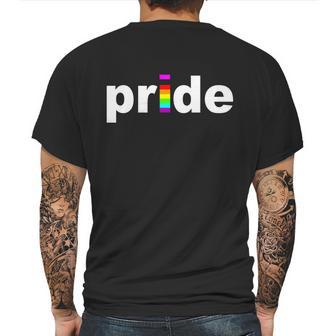 Pride Logo Gay Pride Mens Back Print T-shirt | Favorety UK