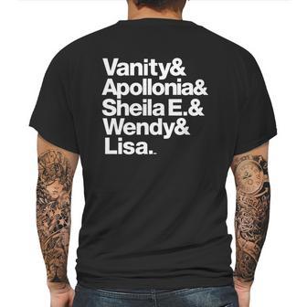 Prince Protégés Apollonia &Ampamp Carmen Electra Helvetica Threads Mens Back Print T-shirt | Favorety DE