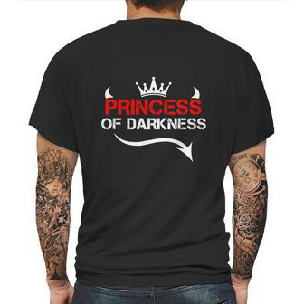 Princess Of Darkness Halloween For Daddys Girl Shirt Mens Back Print T-shirt | Favorety