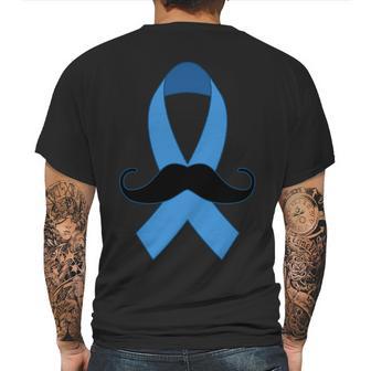 Prostate Mustache Ribbon Mens Back Print T-shirt | Favorety AU