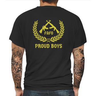 Proud Boys Fafo Shirt Mens Back Print T-shirt | Favorety