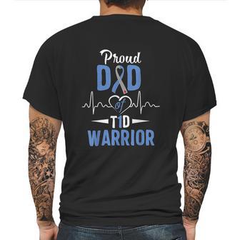 Proud Dad Diabetes Awareness Type 1 Insulin Pancreas Mens Back Print T-shirt | Favorety DE