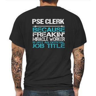 Pse Clerk Mens Back Print T-shirt | Favorety UK