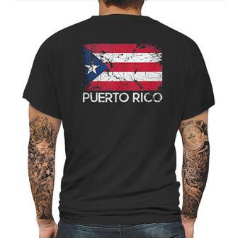 Puerto Rican Flag Design | Vintage Made In Puerto Rico Gift Mens Back Print T-shirt | Favorety CA