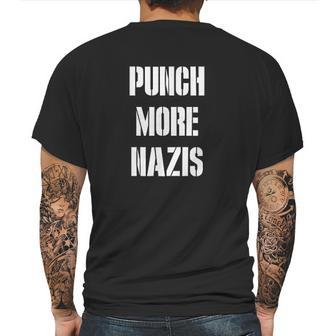 Punch More Nazis Mens Back Print T-shirt | Favorety AU