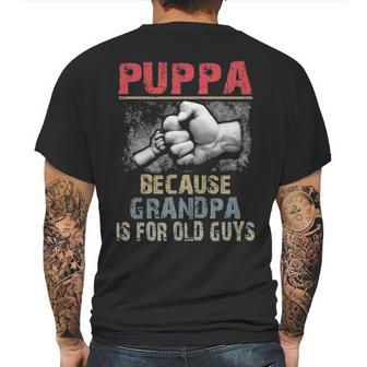 Puppa Because Grandpa Old Guys Mens Back Print T-shirt | Favorety DE