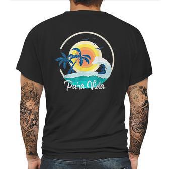 Pura Vida Costa Rica Toucan Tropical Surf Beach Gift Mens Back Print T-shirt | Favorety DE