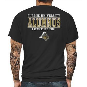 Purdue University Alumnus Established 1969 Mens Back Print T-shirt | Favorety