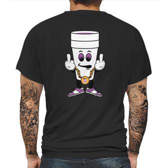 Purple Lean Cup Mens Back Print T-shirt | Favorety CA