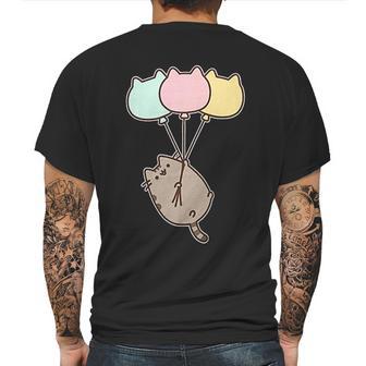 Pusheen The Cat Balloons Mens Back Print T-shirt | Favorety UK