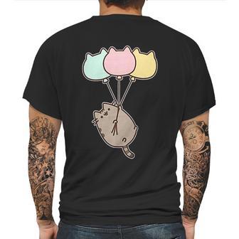 Pusheen The Cat Balloons Juniors Mens Back Print T-shirt | Favorety CA