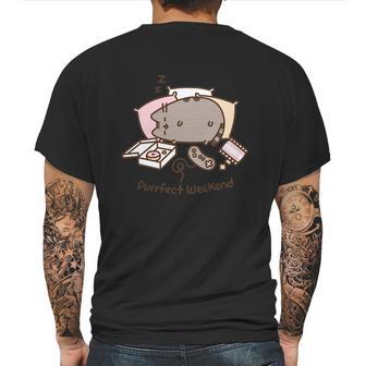 Pusheen Purrfect Weekend T-Shirt Mens Back Print T-shirt | Favorety CA