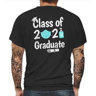 Quarantine 2021 Sanitizer High School Graduate Diploma Mens Back Print T-shirt | Favorety AU