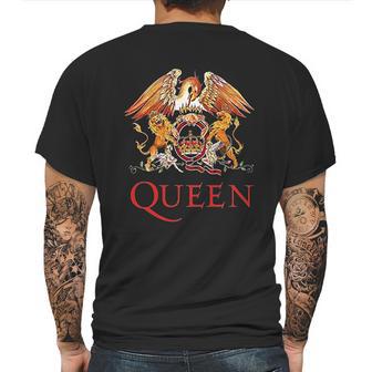 Queen Band Logo Mens Back Print T-shirt | Favorety