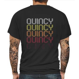 Quincy Ma Vintage Style Mens Back Print T-shirt | Favorety AU