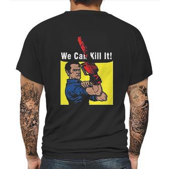 Quxiangy Rosie The Riveter Cos Ash Vs Evil Dead Mens Back Print T-shirt | Favorety