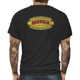 Racing Classic Logo Hotrod Muscle Car Automotive Enthusiasts Mens Back Print T-shirt | Favorety