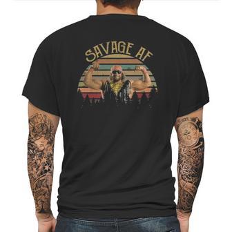 Randy Macho Man Savage Af Mens Back Print T-shirt | Favorety DE