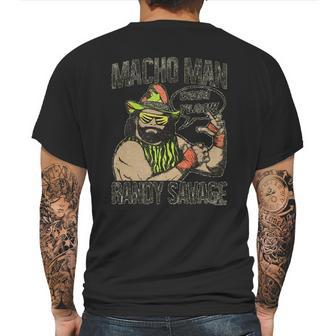 Randy Macho Man Savage Oh Yeah Graphic Mens Back Print T-shirt | Favorety DE