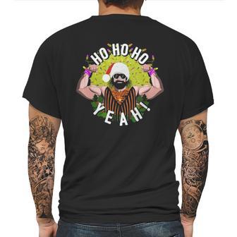 Randy Macho Man Savage Santa Ho Ho Ho Mens Back Print T-shirt | Favorety AU