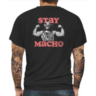 Randy Macho Man Savage Stay Macho Mens Back Print T-shirt | Favorety CA