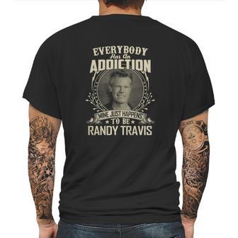 Randy Travis - Addiction Mens Back Print T-shirt | Favorety DE