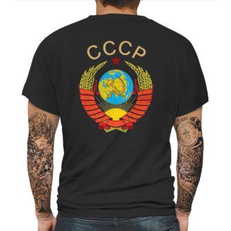 Rare State Emblem Ussr Soviet Union Vintage Design Mens Back Print T-shirt | Favorety CA