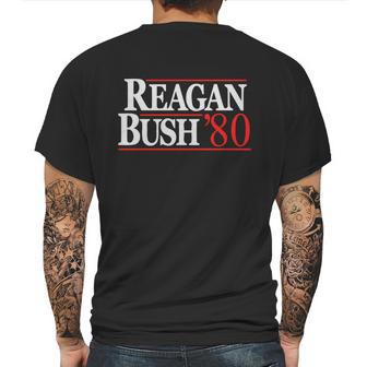 Reagan Bush 1980 Election Shirt Mens Back Print T-shirt | Favorety