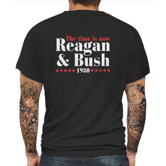 Reagan Bush 80 Ronald Reagan 1980 Campaign Mens Back Print T-shirt | Favorety AU