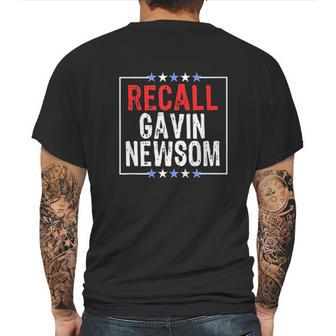 Recall Gavin Newsom Ca Governor Gavin Newsom Mens Back Print T-shirt | Favorety UK